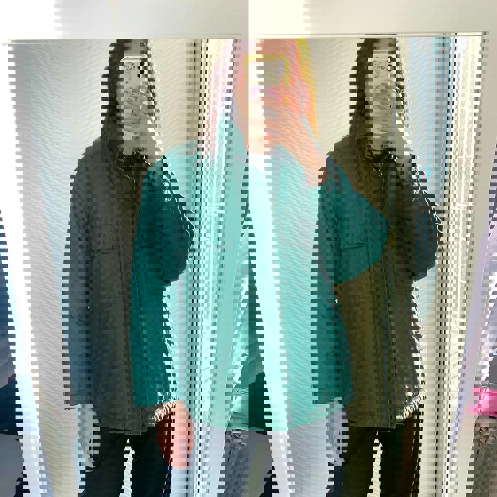 Теплая куртка с подкладкой