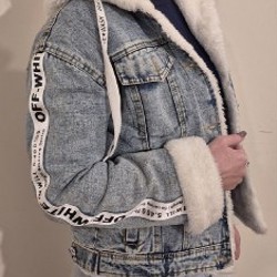 Куртка с меховым капюшоном - фото 3