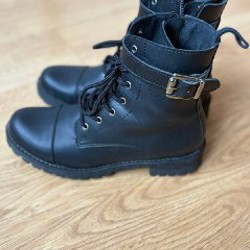 Ботинки ярко-желтые - фото 1