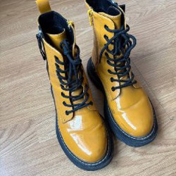 Ботинки ярко-желтые - фото 5