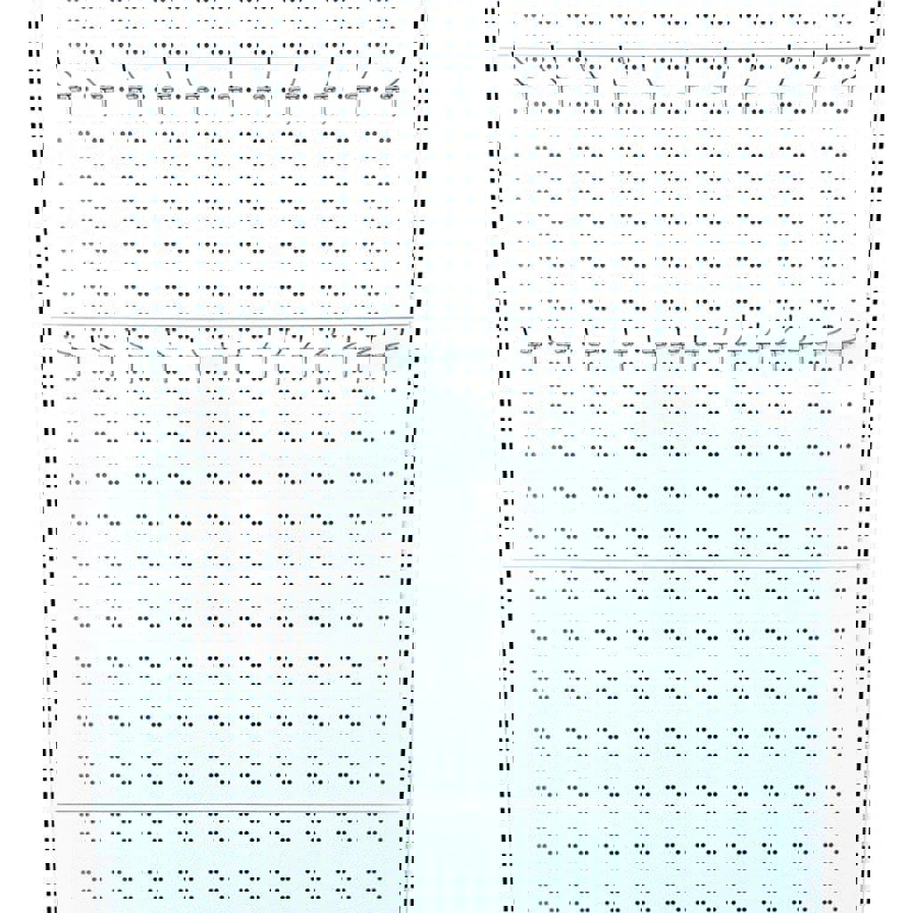 Стеллаж перфорированный под крючки