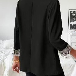 Женский чёрный пиджак - фото 2