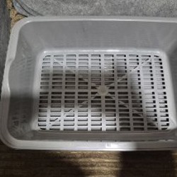 Кошачий лоток с сеткой - фото 2