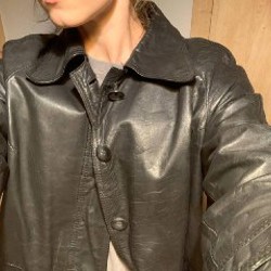 Кожаный плащ - фото 3