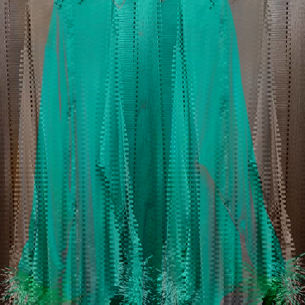 Кардиган зеленый