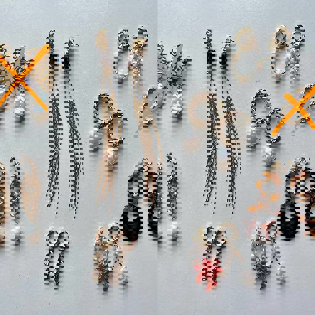 Крупные серьги