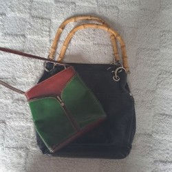 Сумка с бамбуковыми ручками - фото 4