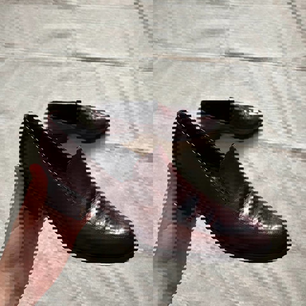 Кожаные лоферы