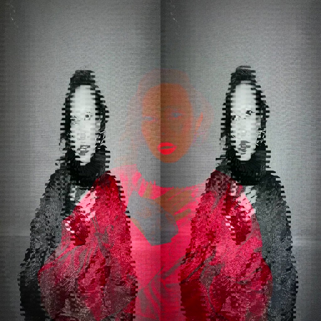 Набор горгера и нарукавники черный