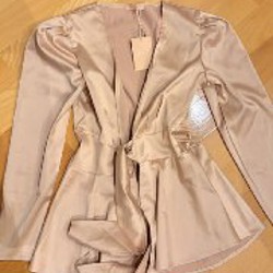 Атласная блуза жакет - фото 3