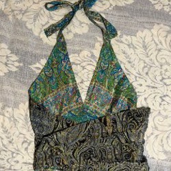 Двусторонний шёлковый топ - фото 2