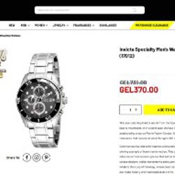 Часы Invicta Specialty Chronograph 17015 - фото 2