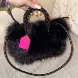 Пушистая сумка - фото 1