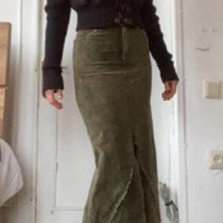 Юбка вельветовая тянущаяся - фото 2