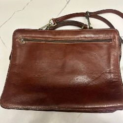 Портфель мужской из натуральной кожи - фото 3