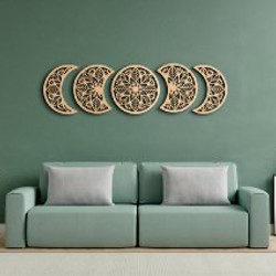 Сет настенных панно 'Фазы Луны' 25 см - фото 1