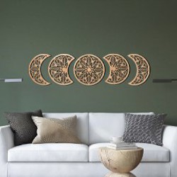 Сет настенных панно 'Фазы Луны' 25 см - фото 2