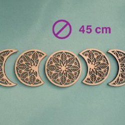 Сет настенных панно 'Фазы Луны' 25 см - фото 4