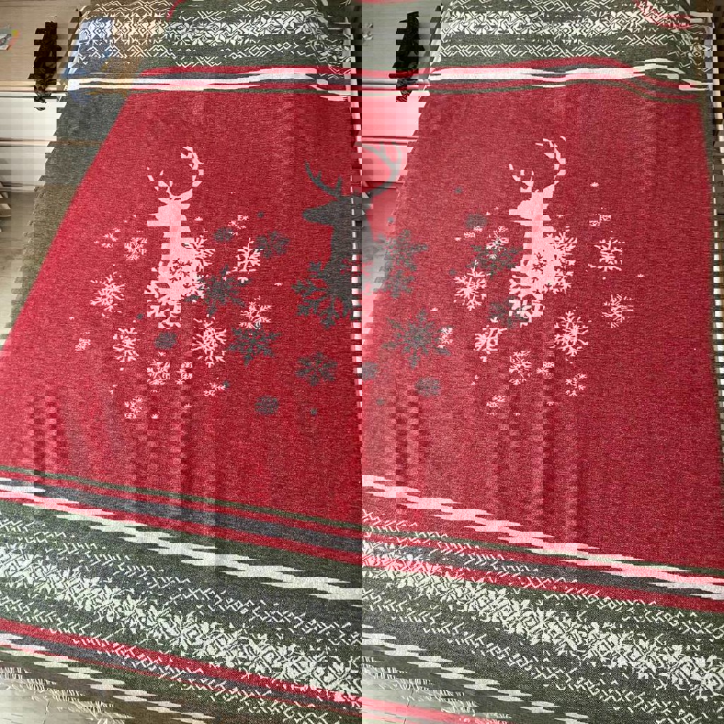 Плед большой двухсторонний