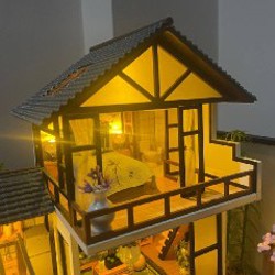 Диорама японский сад с подсветкой - фото 2