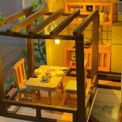 Диорама японский сад с подсветкой - фото 4