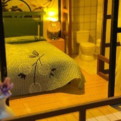 Диорама японский сад с подсветкой - фото 5