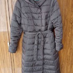 Пальто демисезонное коричневое - фото 7