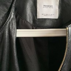 Кожаная куртка MANGO - фото 2