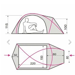 Палатка Terra Incognita Ksena2 - фото 2