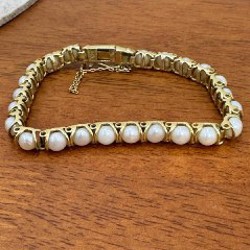 Браслет с морским жемчугом - фото 5