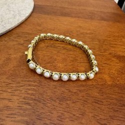 Браслет с морским жемчугом - фото 8