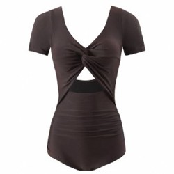 Светло-зеленый пляжный вязанный костюм - фото 4