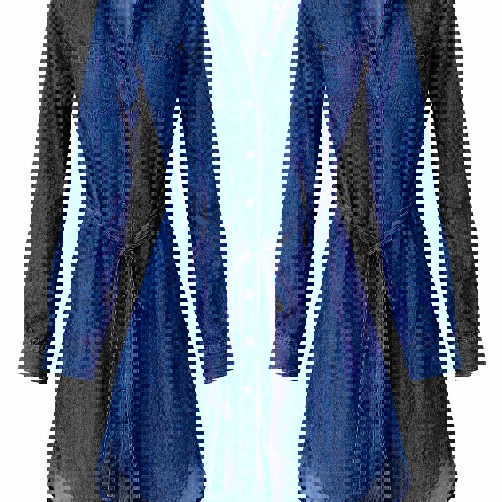 Джинсовое платье / рубашка