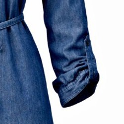 Джинсовое платье / рубашка - фото 2