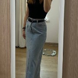 Джинсовая юбка - фото 4