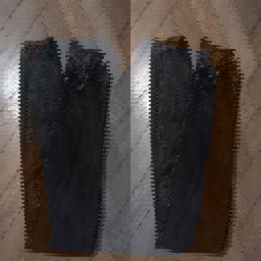 Чёрные mom jeans