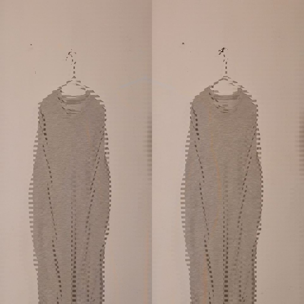 Лонгслив светло-серый