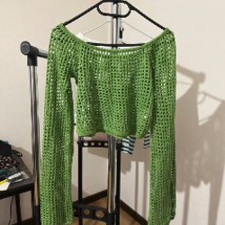 Свитер в сеточку - фото 2