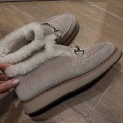 Замшевые лофферы зимние - фото 2