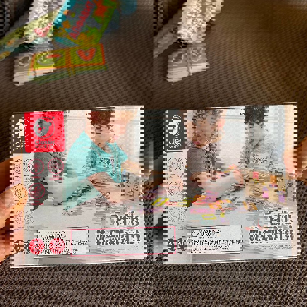 Деревянное лото с машинками