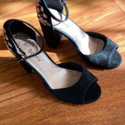 Босоножки черные - фото 4