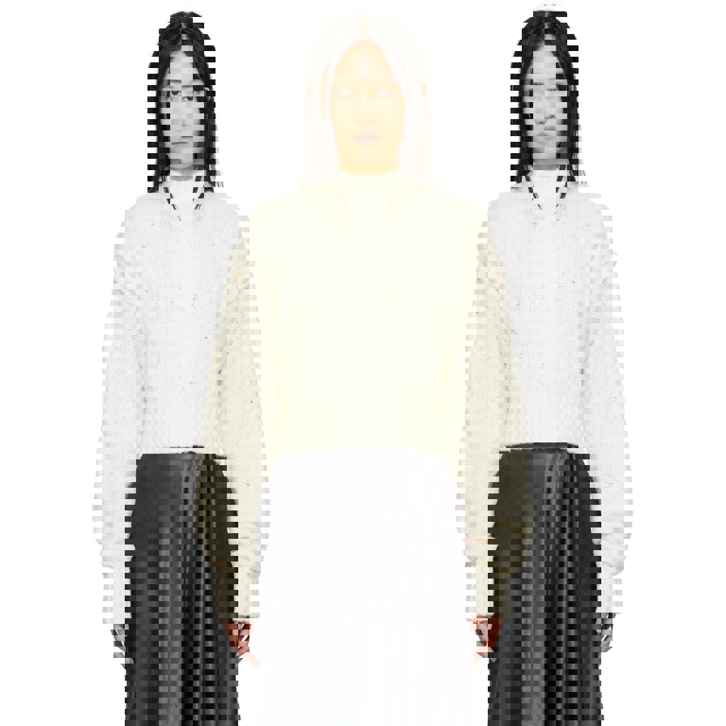 Бежевая нейлоновая сумка Amomento