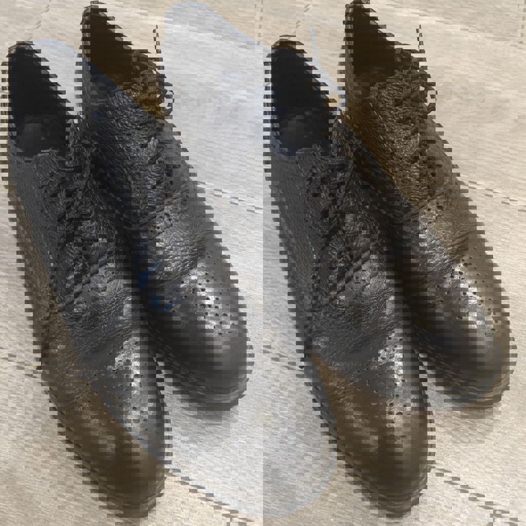 Полуботинки кожаные