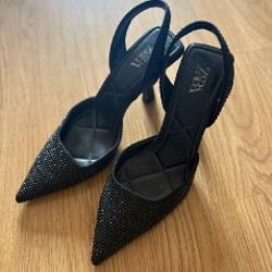 Туфли Zara черные - фото 8