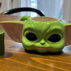 Кружка (подсвечник) бейби Йода - фото 3