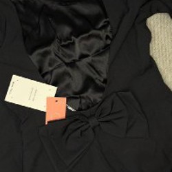 Платье макси с бантом и вырезом - фото 3