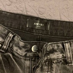 Женские джинсы AMIRI x Gallery Dept. и Chrome Hearts - фото 2