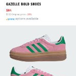 Розовые кроссовки Adidas Gazelle Bold - фото 5