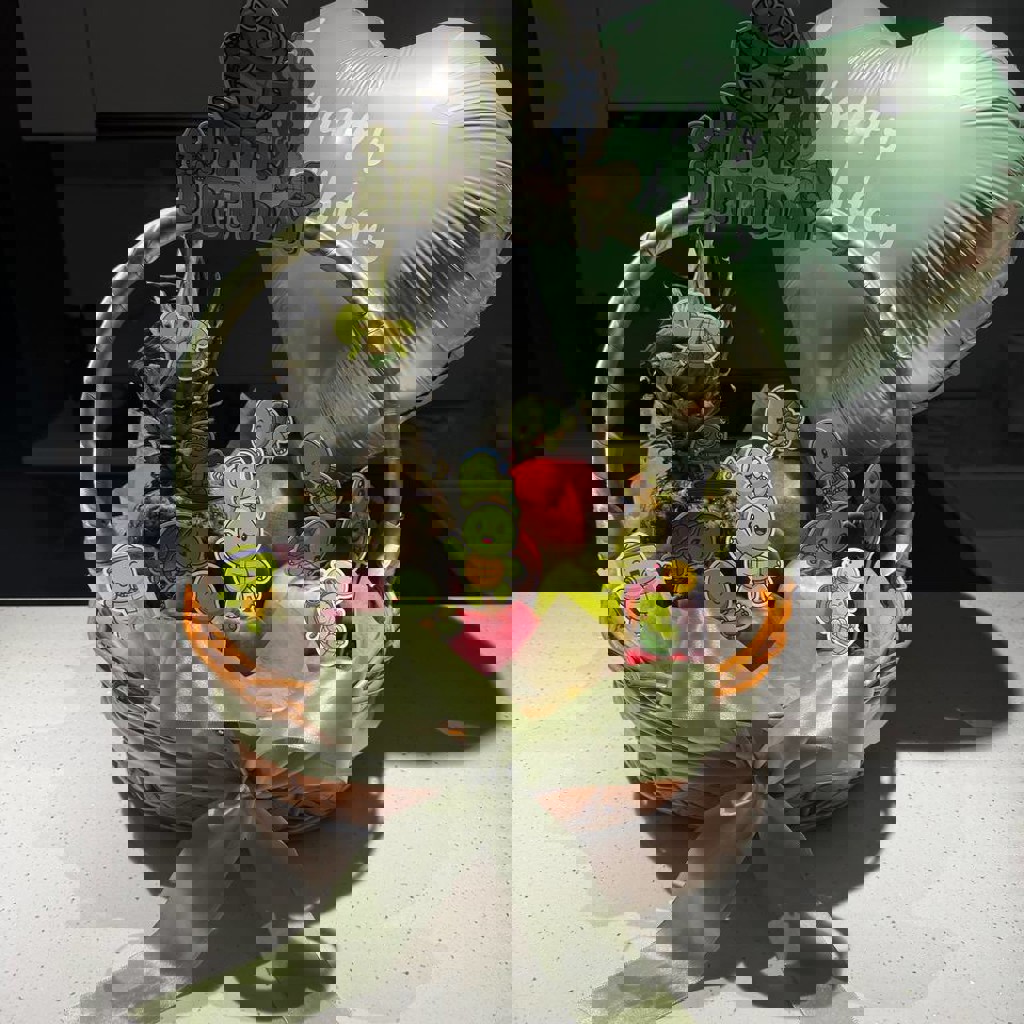 Плетёная декоративная корзина