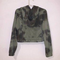 Укороченная толстовка из вельвета - фото 3